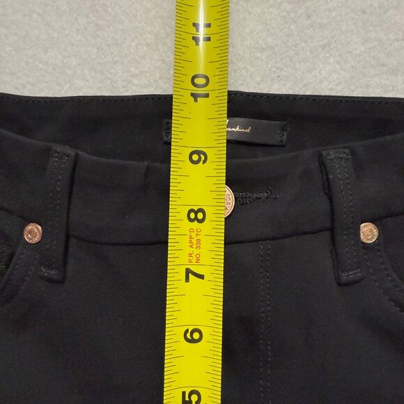 7 For All Mankind Women's Stretch Skinny Low Rise 5-Pockets Black Jegging Sz 25 - Picture 8 of 10